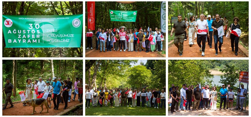 ​DKMP 1. Bölge Müdürlüğü 30 Ağustos Zafer Bayramı’nın 101. yılını Belgrad Ormanı’nda “Zafer Yürüyüşü” düzenleyerek kutladı.